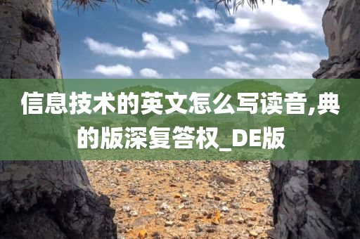 信息技术的英文怎么写读音,典的版深复答权_DE版