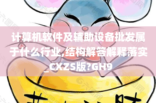 计算机软件及辅助设备批发属于什么行业,结构解答解释落实_CXZS版?GH9