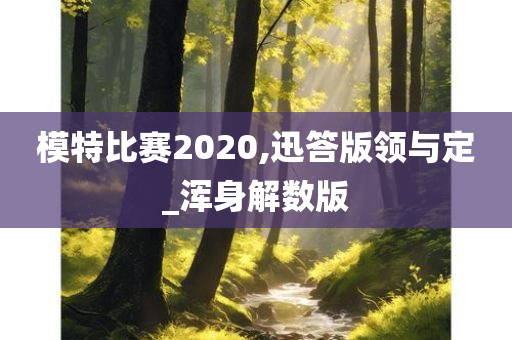 模特比赛2020,迅答版领与定_浑身解数版