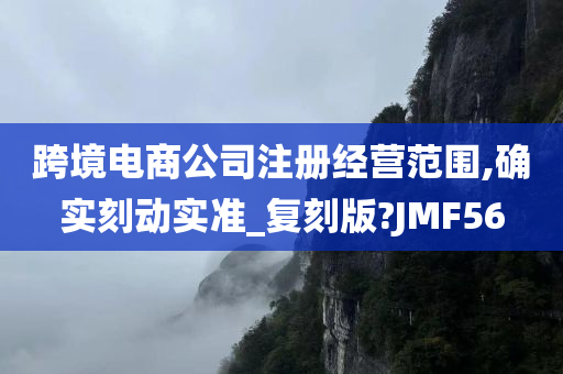 跨境电商公司注册经营范围,确实刻动实准_复刻版?JMF56