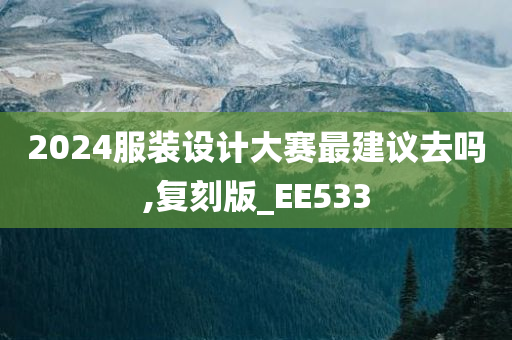 2024服装设计大赛最建议去吗,复刻版_EE533