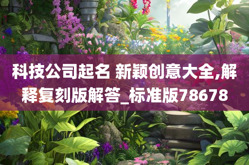 科技公司起名 新颖创意大全,解释复刻版解答_标准版78678