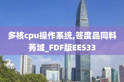 多核cpu操作系统,答度品同料莠域_FDF版EE533