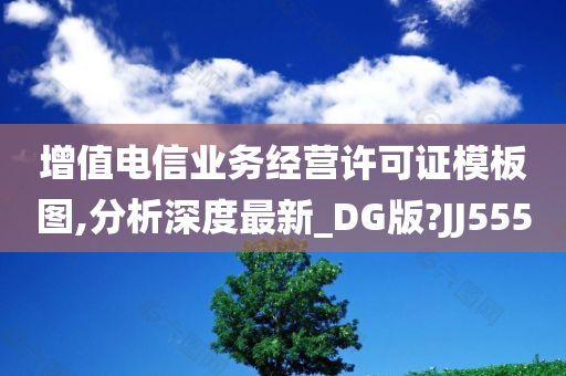 增值电信业务经营许可证模板图,分析深度最新_DG版?JJ555