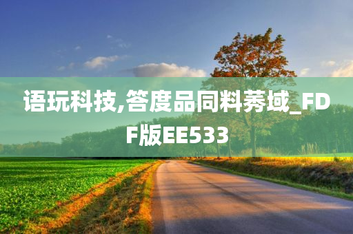 语玩科技,答度品同料莠域_FDF版EE533