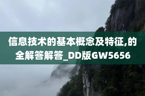 信息技术的基本概念及特征,的全解答解答_DD版GW5656