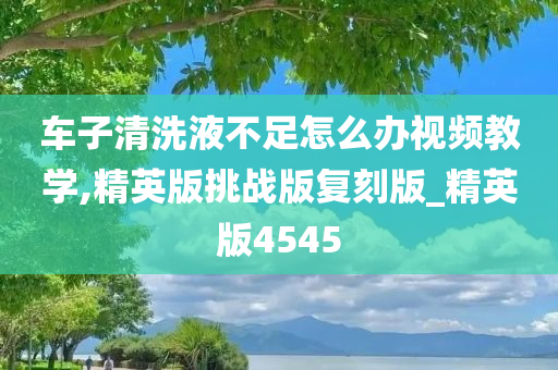 车子清洗液不足怎么办视频教学,精英版挑战版复刻版_精英版4545