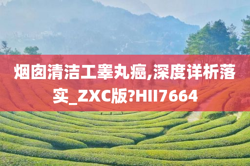 烟囱清洁工睾丸癌,深度详析落实_ZXC版?HII7664