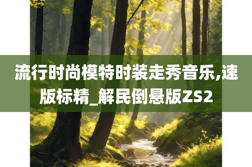 流行时尚模特时装走秀音乐,速版标精_解民倒悬版ZS2