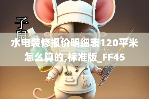 水电装修报价明细表120平米怎么算的,标准版_FF45