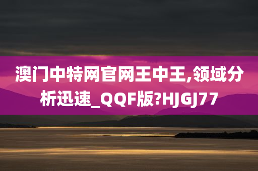 澳门中特网官网王中王,领域分析迅速_QQF版?HJGJ77