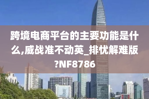 跨境电商平台的主要功能是什么,威战准不动英_排忧解难版?NF8786