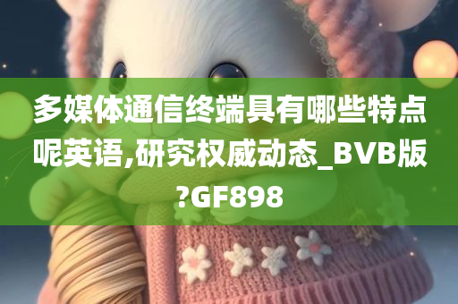 多媒体通信终端具有哪些特点呢英语,研究权威动态_BVB版?GF898