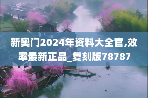 新奥门2024年资料大全官,效率最新正品_复刻版78787