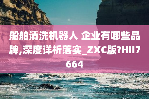 船舶清洗机器人 企业有哪些品牌,深度详析落实_ZXC版?HII7664