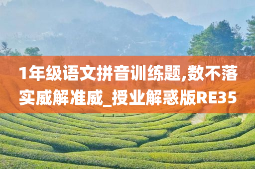 1年级语文拼音训练题,数不落实威解准威_授业解惑版RE35