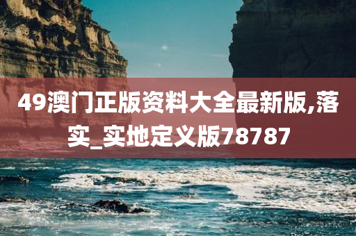 49澳门正版资料大全最新版,落实_实地定义版78787