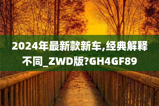 2024年最新款新车,经典解释不同_ZWD版?GH4GF89