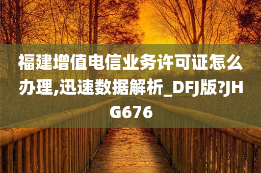 福建增值电信业务许可证怎么办理,迅速数据解析_DFJ版?JHG676