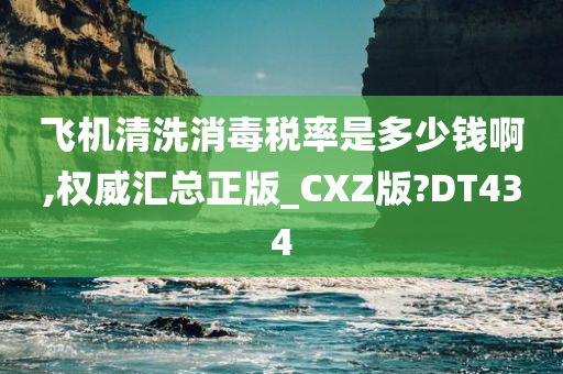 飞机清洗消毒税率是多少钱啊,权威汇总正版_CXZ版?DT434