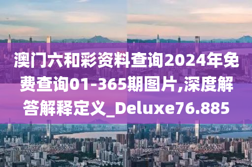 澳门六和彩资料查询2024年免费查询01-365期图片,深度解答解释定义_Deluxe76.885