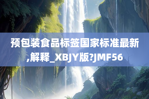 预包装食品标签国家标准最新,解释_XBJY版?JMF56