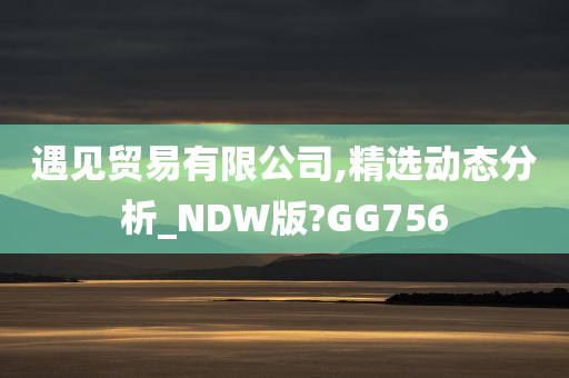 遇见贸易有限公司,精选动态分析_NDW版?GG756