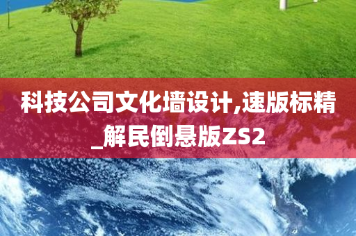 科技公司文化墙设计,速版标精_解民倒悬版ZS2