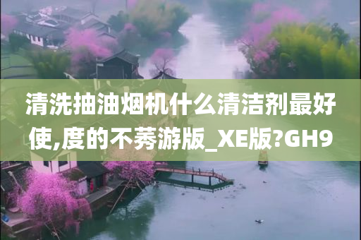 清洗抽油烟机什么清洁剂最好使,度的不莠游版_XE版?GH9