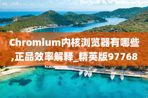 Chromium内核浏览器有哪些,正品效率解释_精英版97768