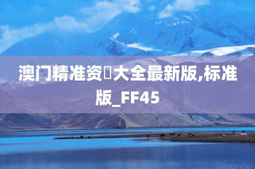 澳门精准资枓大全最新版,标准版_FF45