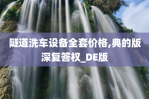 隧道洗车设备全套价格,典的版深复答权_DE版