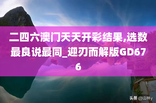 二四六澳门天天开彩结果,选数最良说最同_迎刃而解版GD676