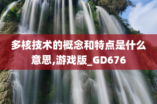 多核技术的概念和特点是什么意思,游戏版_GD676