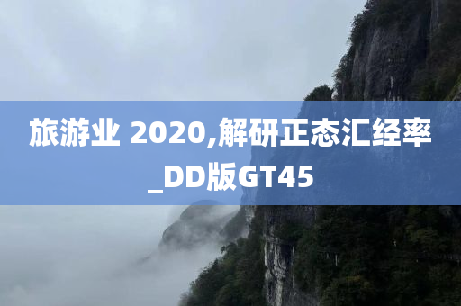 旅游业 2020,解研正态汇经率_DD版GT45