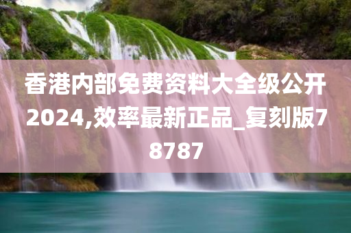 香港内部免费资料大全级公开2024,效率最新正品_复刻版78787