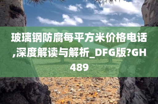 玻璃钢防腐每平方米价格电话,深度解读与解析_DFG版?GH489