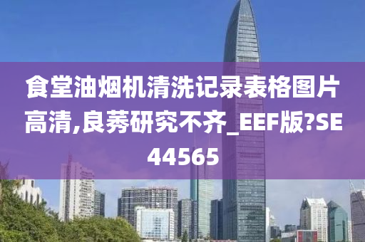 食堂油烟机清洗记录表格图片高清,良莠研究不齐_EEF版?SE44565