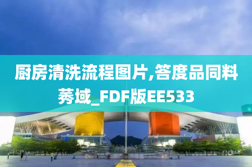 厨房清洗流程图片,答度品同料莠域_FDF版EE533