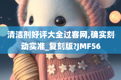 清洁剂好评大全过客网,确实刻动实准_复刻版?JMF56