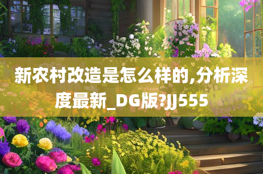 新农村改造是怎么样的,分析深度最新_DG版?JJ555