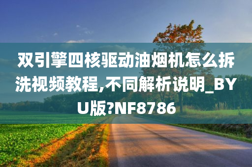 双引擎四核驱动油烟机怎么拆洗视频教程,不同解析说明_BYU版?NF8786