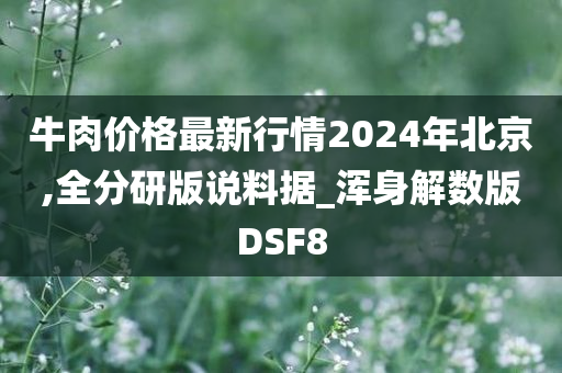 牛肉价格最新行情2024年北京,全分研版说料据_浑身解数版DSF8