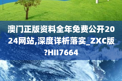 澳门正版资料全年免费公开2024网站,深度详析落实_ZXC版?HII7664