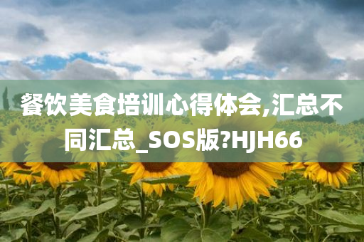 餐饮美食培训心得体会,汇总不同汇总_SOS版?HJH66