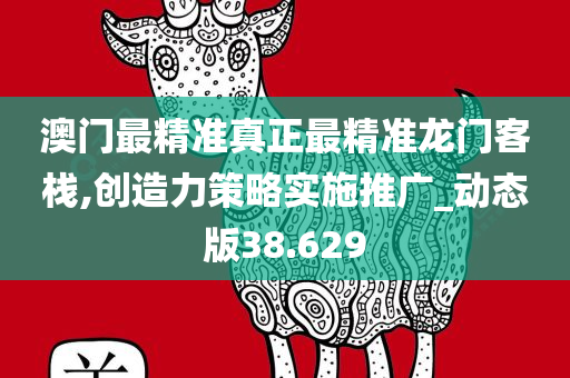 澳门最精准真正最精准龙门客栈,创造力策略实施推广_动态版38.629