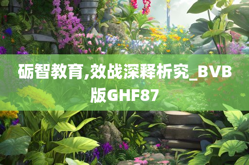 砺智教育,效战深释析究_BVB版GHF87