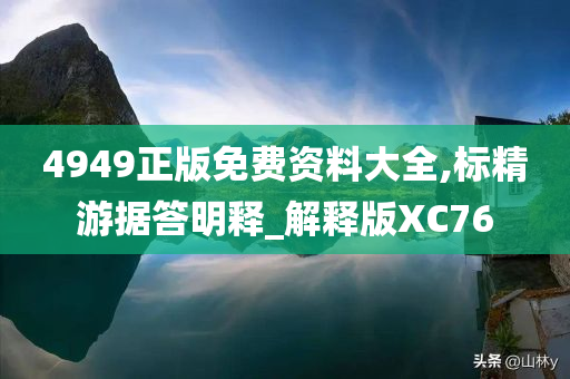 4949正版免费资料大全,标精游据答明释_解释版XC76