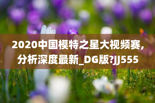 2020中国模特之星大视频赛,分析深度最新_DG版?JJ555