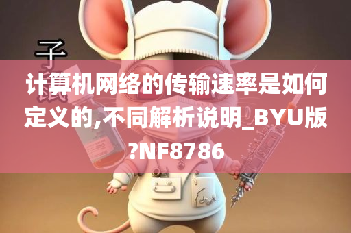 计算机网络的传输速率是如何定义的,不同解析说明_BYU版?NF8786